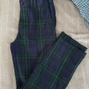 Vineyard Vines Boys size 14 Tartan Blackwash Green, Black and Navy Plaid